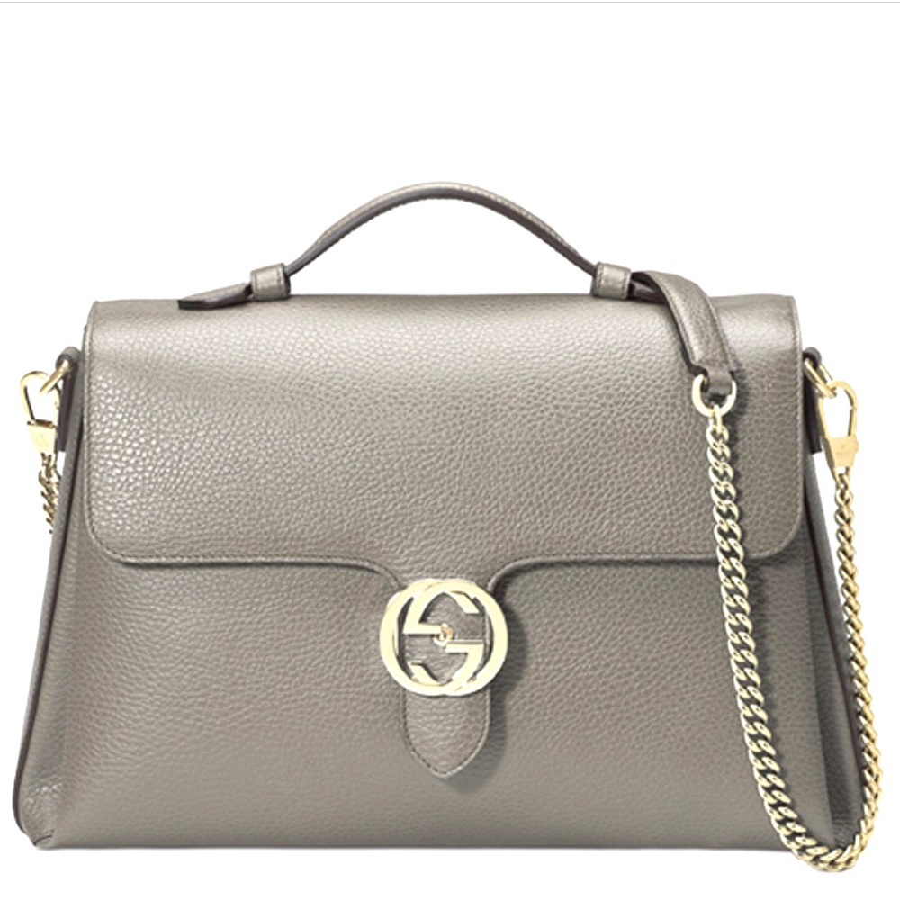 Gucci large interlocking GG shoulder bag/ crossbody bag